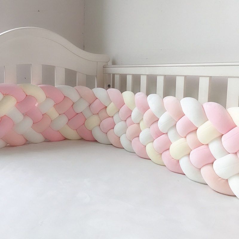 Six-strand Bed Fence Twist Braid New Hand-woven Long Knotted Pillow